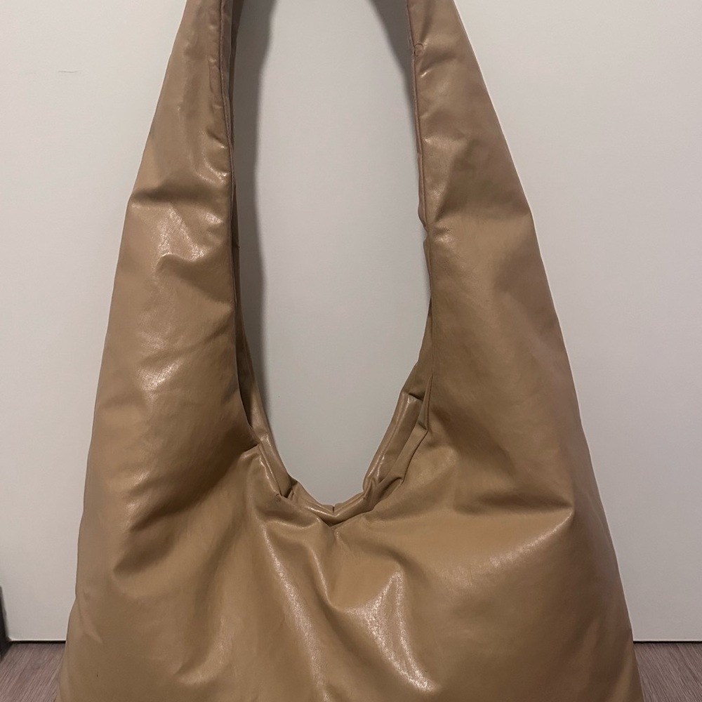 Beige Kassl editions Anchor Small Oil Top-Handle Bag